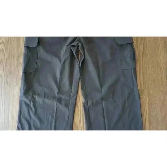 NWT NIMIN Wide-Leg Cargo Pants - Black, Size L - Picture 3 of 11